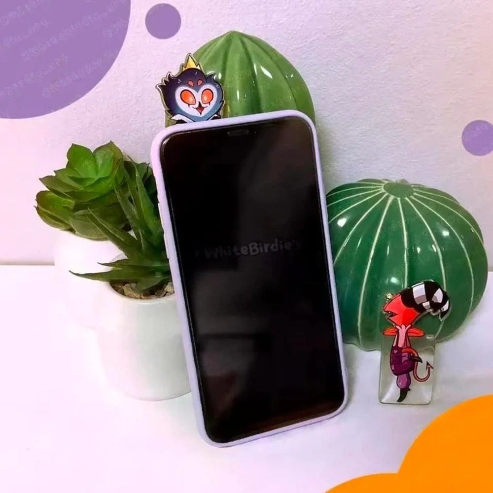 Blitz Phone Peeker! Helluva Boss Stolas Acrylic Phone Computer Peeker Buddy NEW